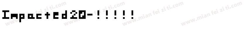 Impacted20字体转换