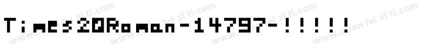 Times20Roman-14797字体转换