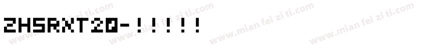 ZHSRXT20字体转换