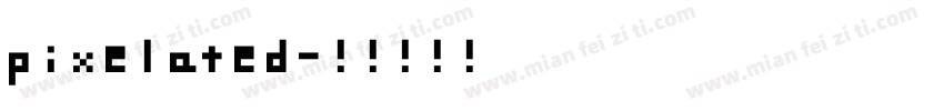 pixelated字体转换