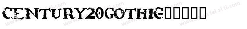 Century20Gothic字体转换