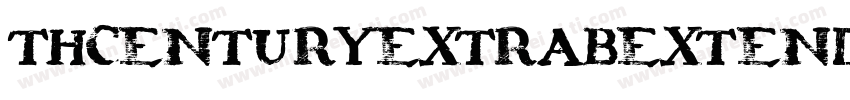 thCenturyExtraBExtended-Reg字体转换