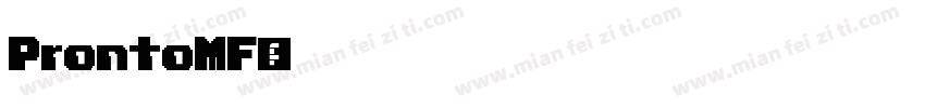 ProntoMF字体转换