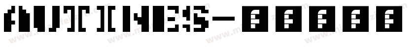 Autines字体转换