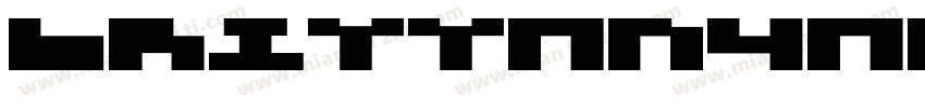 BrittanyaGoldeniteRegular-w1l3x字体转换