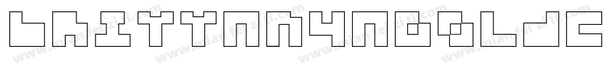 BrittanyaGoldeniteRegular-w1l3x字体转换