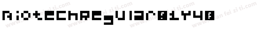 BiotechRegular-W1Y4字体转换