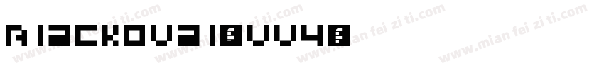 BlackOval-vVv4字体转换