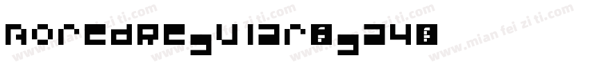 BoredRegular-nga4字体转换