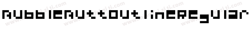 BubbleButtOutlineRegular-0ee4字体转换