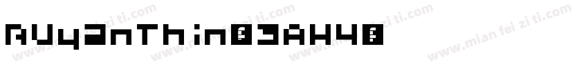 BuyanThin-L3AW4字体转换