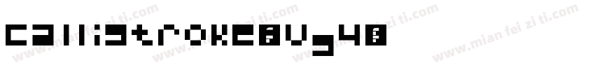 Callistroke-nvg4字体转换