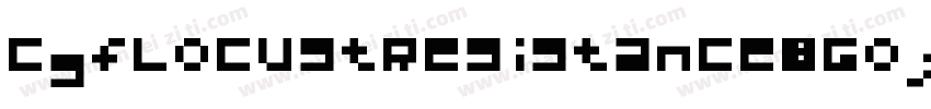 CgfLocustResistance-1Goj4字体转换