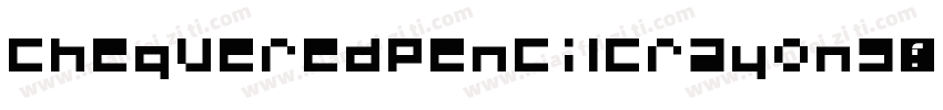 ChequeredPencilCrayons-W8K4字体转换