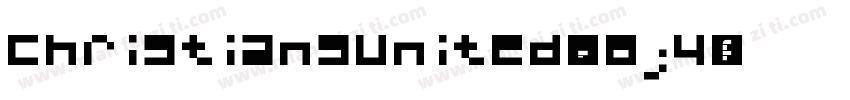 ChristiansUnited-E8j4字体转换