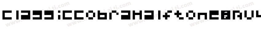 ClassicCobraHalftone-nBV4字体转换