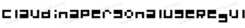 ClaudinaPersonalUseRegular-4pA4字体转换