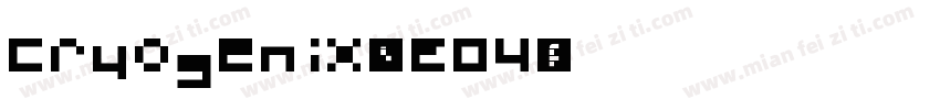 Cryogenix-zEO4字体转换