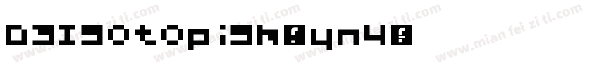 D3Isotopism-Wyn4字体转换