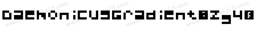 DaemonicusGradient-YZg4字体转换