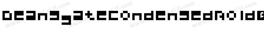 DeansgateCondensedBold-vpB4字体转换