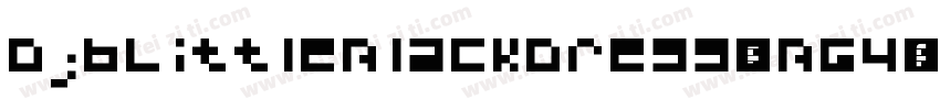 DjbLittleBlackDress-0BG4字体转换