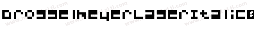DrosselmeyerLaserItalic-vwV4字体转换