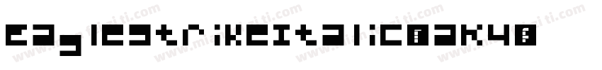 EagleStrikeItalic-7aK4字体转换