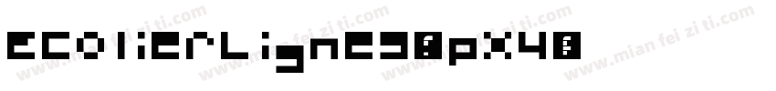 EcolierLignes-Wpx4字体转换