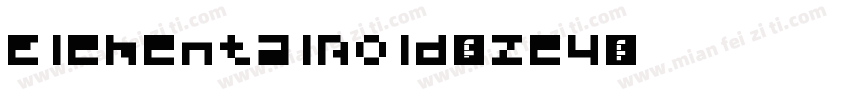 ElementalBold-Lze4字体转换