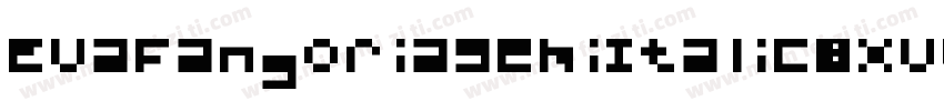 EvaFangoriaSemiItalic-1xv4字体转换