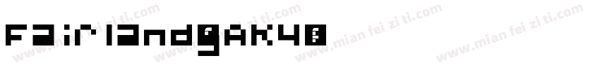 Fairland-gAK4字体转换