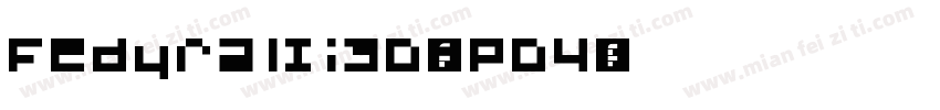 FedyralIi3D-nPD4字体转换