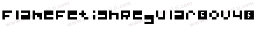 FlameFetishRegular-vov4字体转换