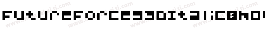 FutureForces3DItalic-omO4字体转换