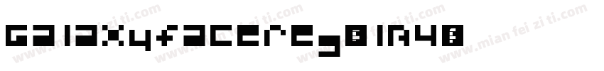 Galaxyfacereg-0lB4字体转换