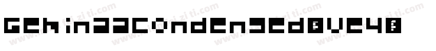 Gemina2Condensed-Ove4字体转换