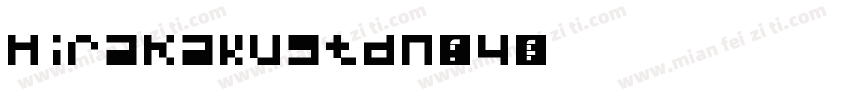 HiraKakuStdN-W4字体转换