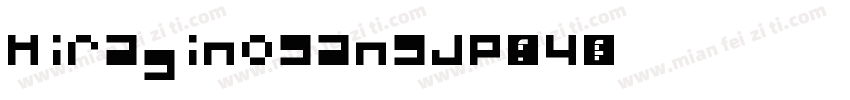 HiraginoSansJP-W4字体转换
