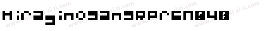 HiraginoSansRPr6N-W4字体转换