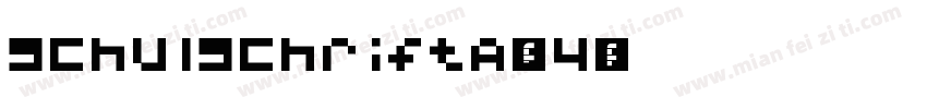 SchulschriftA-L4字体转换