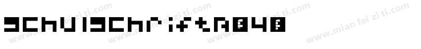SchulschriftB-L4字体转换