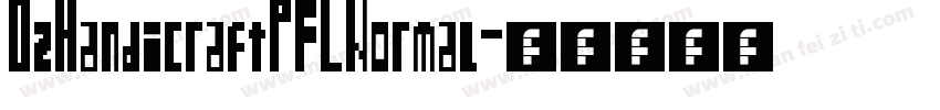 OzHandicraftPFLNormal字体转换