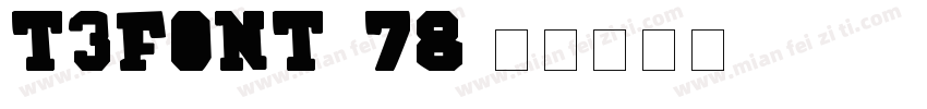 T3FONT_78字体转换