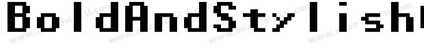 BoldAndStylishCalligraphy-5RE8字体转换