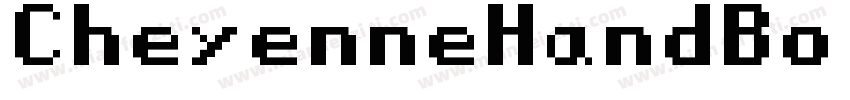 CheyenneHandBoldItalic-E3P8字体转换