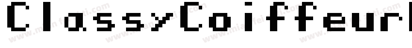 ClassyCoiffeurRegular-2Vl8字体转换