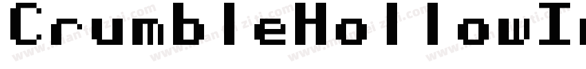 CrumbleHollowInverse-EzD8字体转换