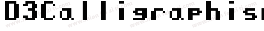 D3Calligraphism-OVe8字体转换