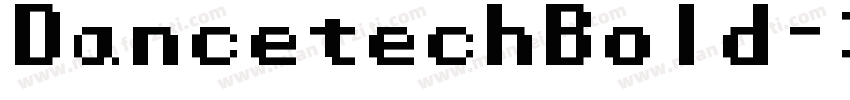 DancetechBold-3rj8字体转换